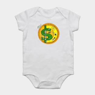 Dustin Sternmyer's Money Vault (Double Sided) Baby Bodysuit